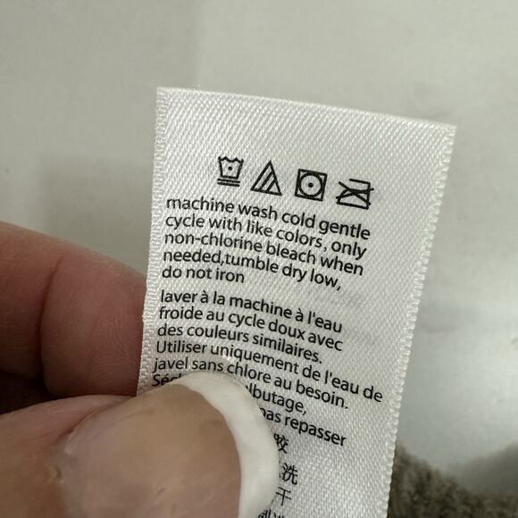 Barefoot Dreams Cozy Chic Ultra Lite Hi/Low Poncho S/M Beach Rock Tie Sides - Picture 8 of 9